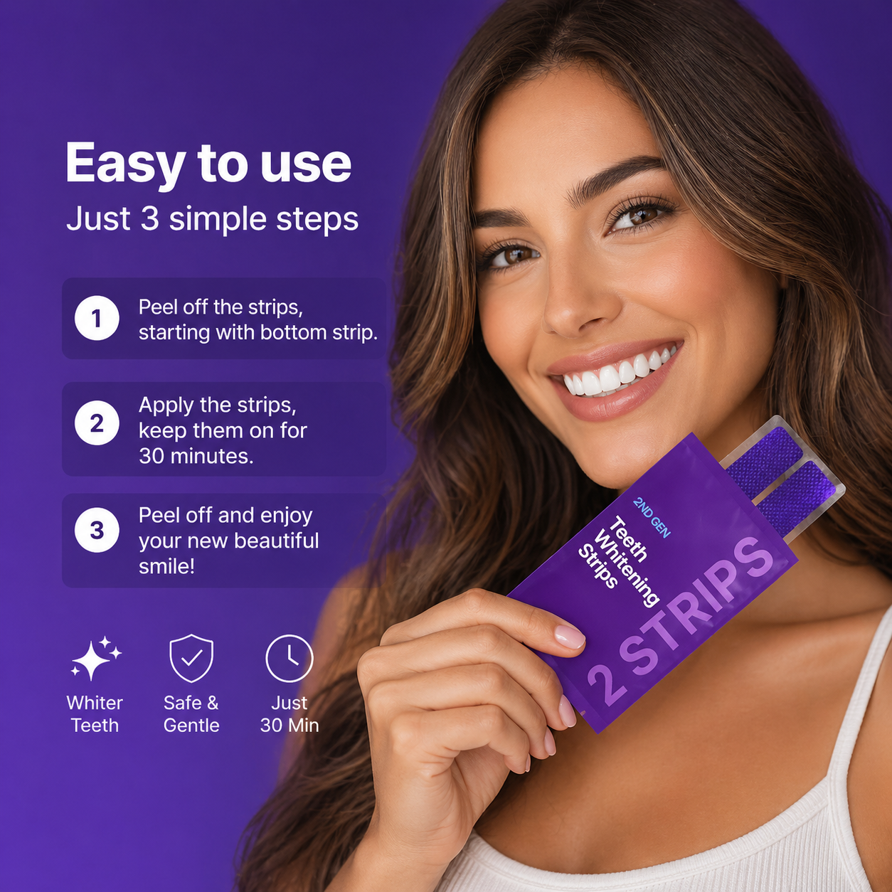 Teeth whitening strips
